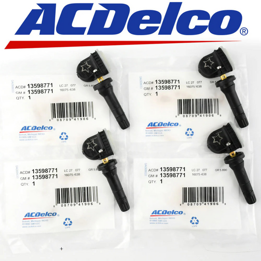 ACDelco GM 13598771 Tire Pressure Monitor System For 2007-2014 CHEVROLET TAHOE (Pack of 4)