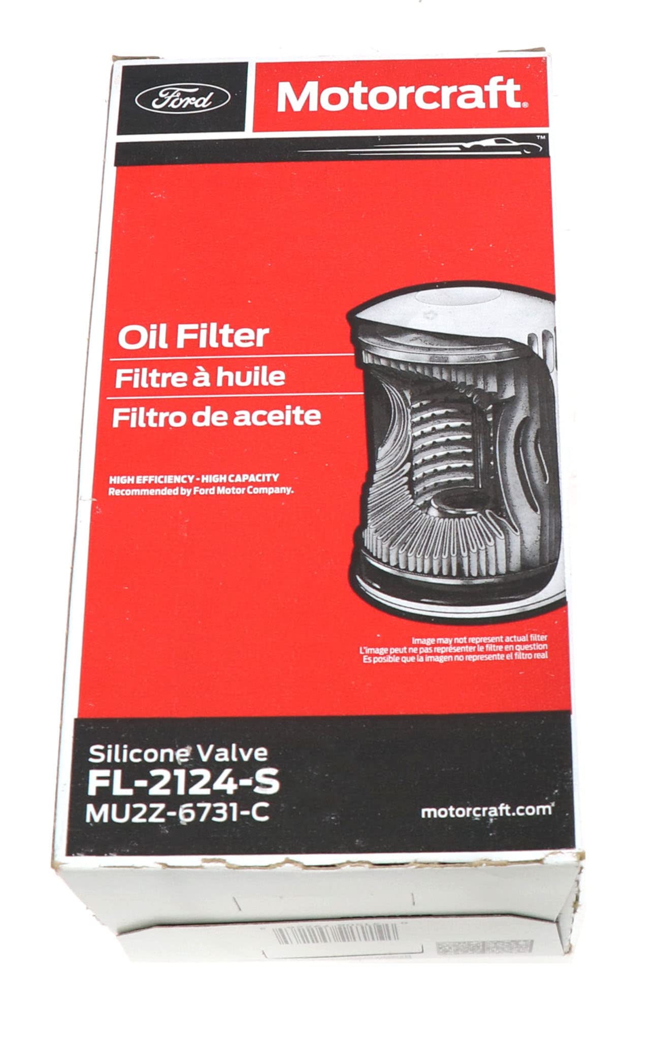 Motorcraft FL2124S 6.7 Powerstroke Oil Filter (Pack of 12)