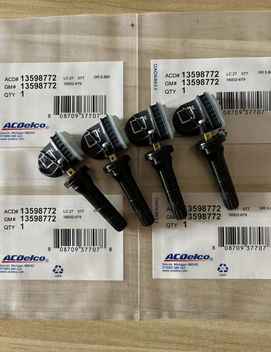 ACDelco 13598772 TPMS GM Tire Pressure Monitor Sensors (4 pcs)