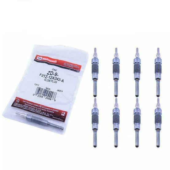Motorcraft Diesel Glow plugs Zd9 F2TZ12A342A 6.0L Powerstrock (8pcs)