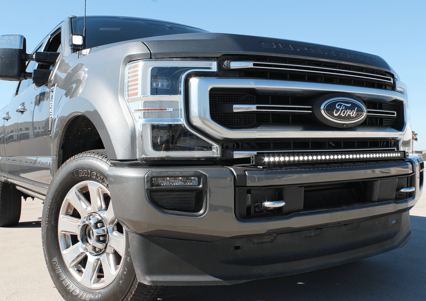 2020-2022 Ford Super Duty F250/350/450 Hood Mount Kit/Ditch Lights