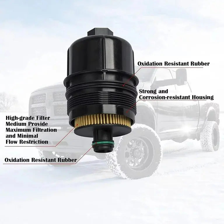 OEM Mopar 68507598AA Engine Oil Filter for 2020-2023 Jeep Gladiator, Wrangler & Ram 1500 Mopar