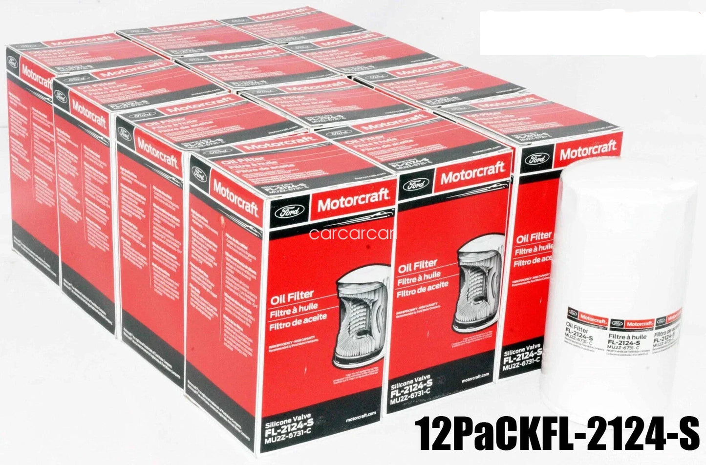 Motorcraft FL2124S 6.7 Powerstroke Oil Filter (Pack of 12)