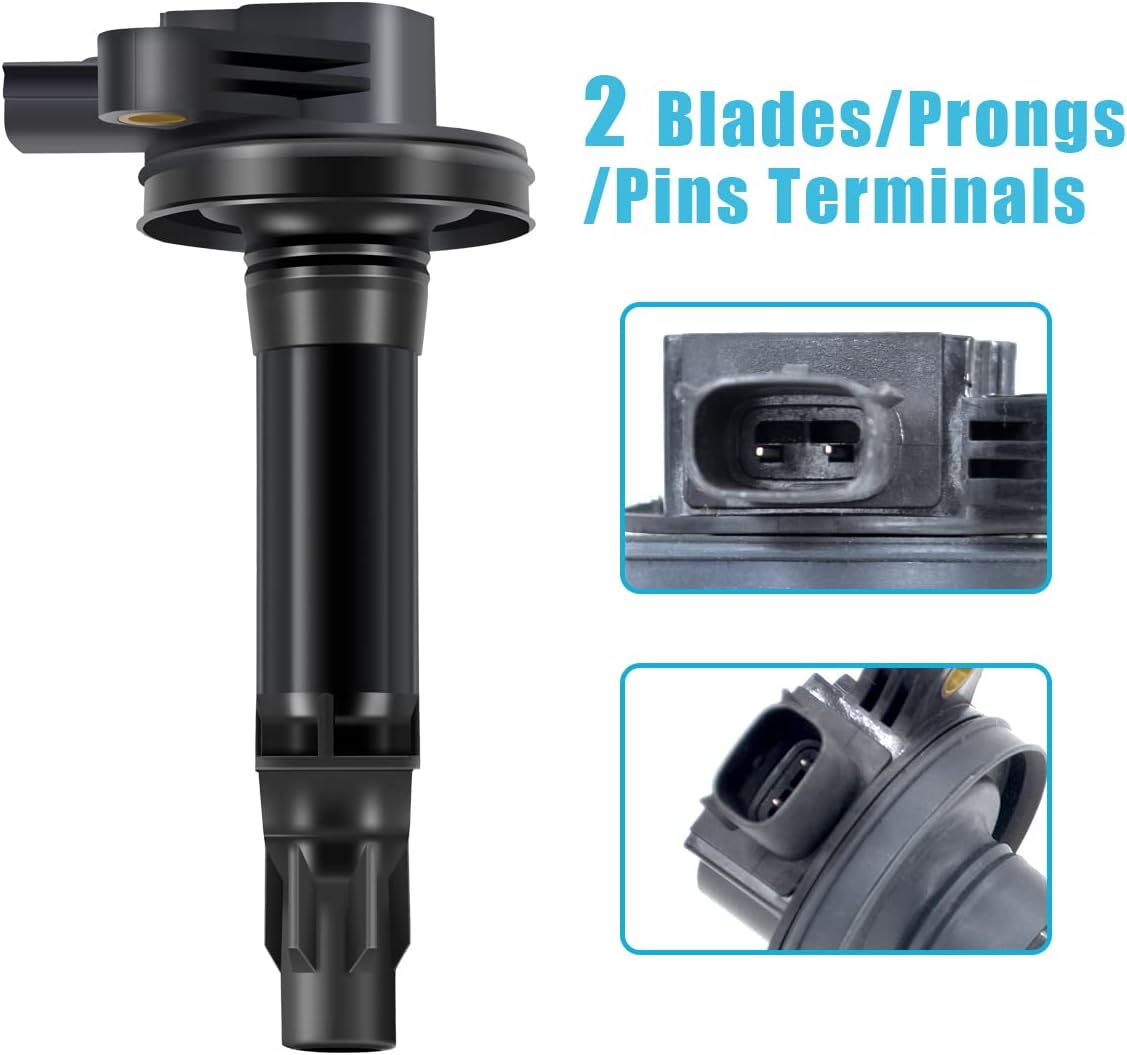 Motorcraft Platinum Spark Plug SP520 and DG520 Ignition Coils (Pack of 6)