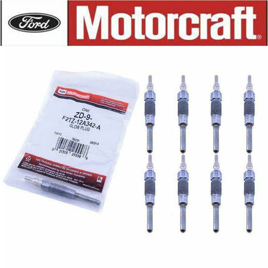 Motorcraft Diesel Glow plugs Zd9 F2TZ12A342A 6.0L Powerstrock (8pcs)