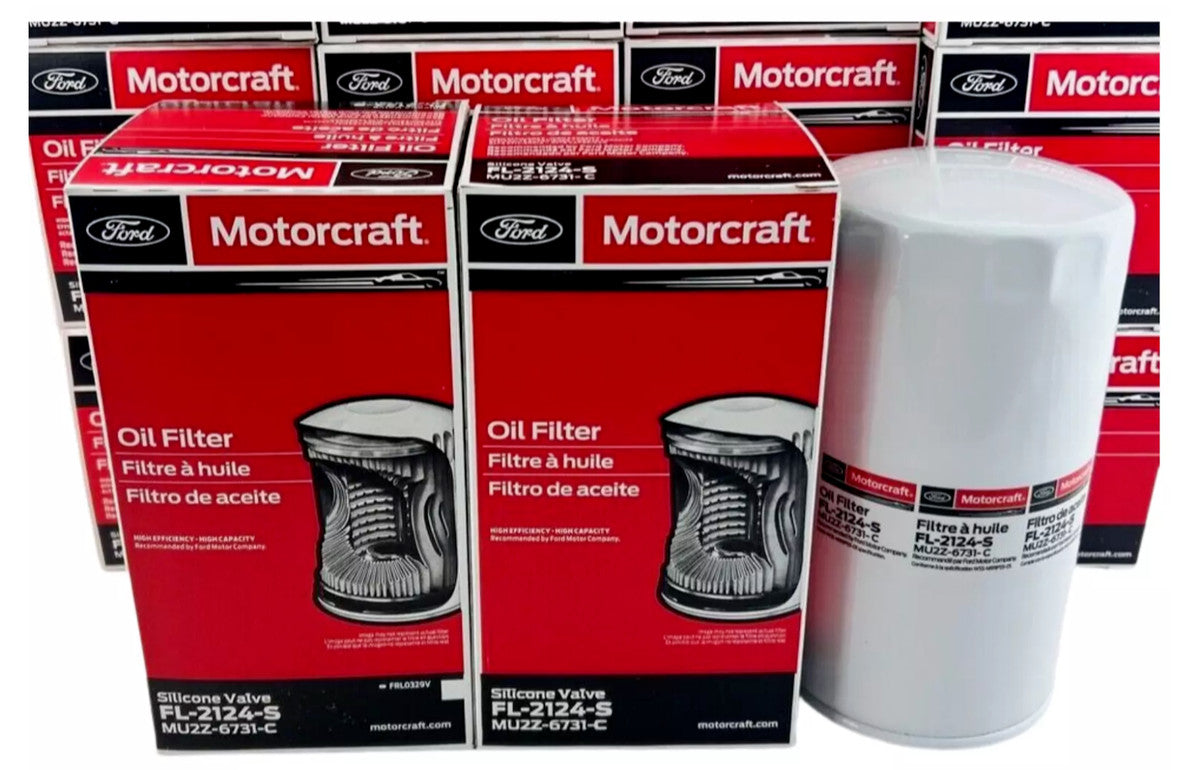 Motorcraft FL 2124s Oil Filter 6.7 Powerstroke Ford Oil Filter (Pack of 6)